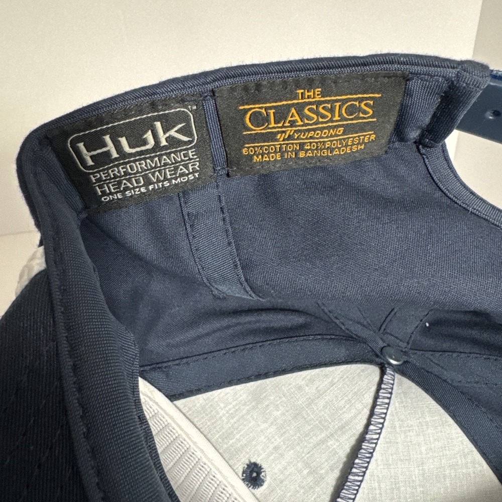 HUK MEN'S AMERICAN HUK FISHING USA ROPE HAT/CAP. - Picture 6 of 9
